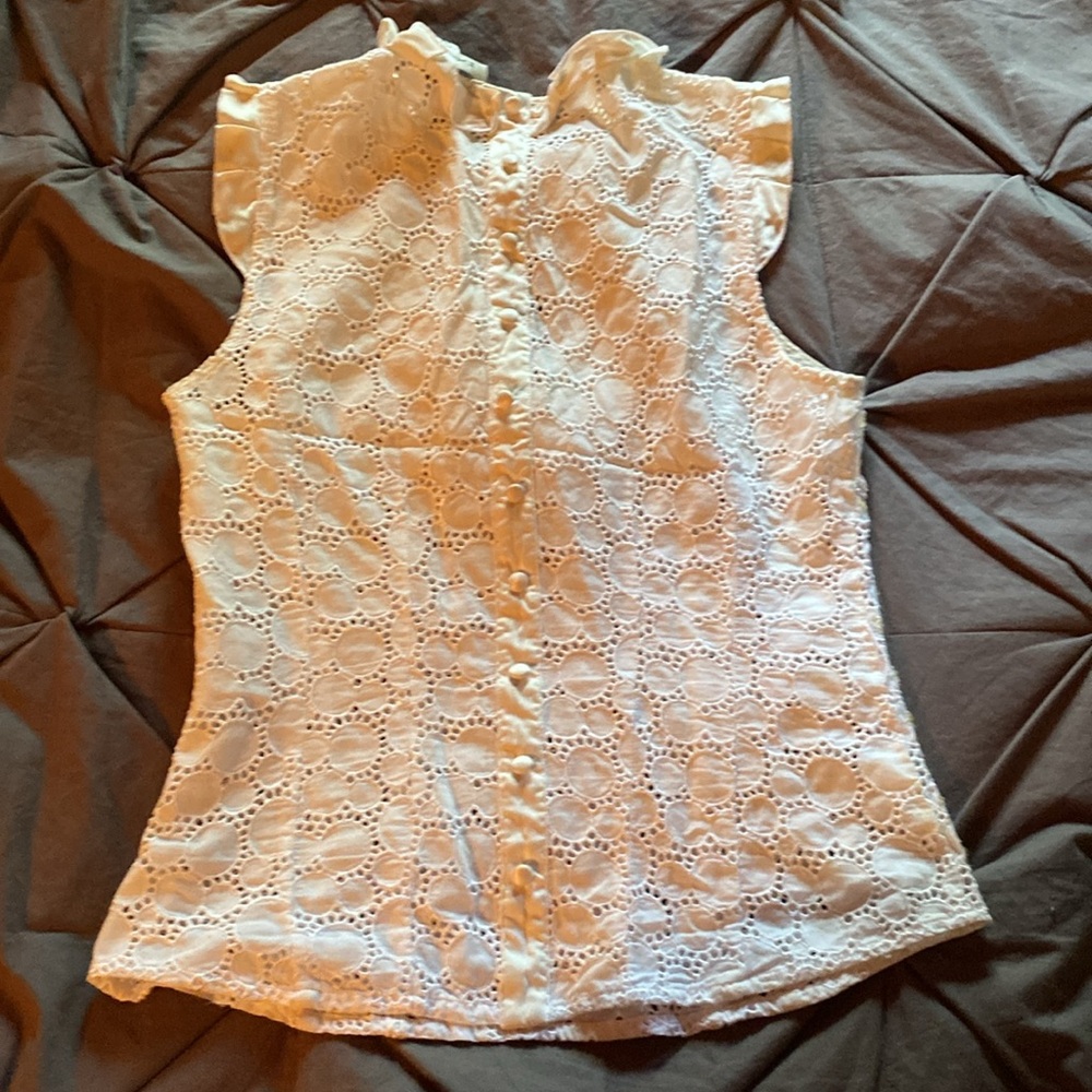 Vintage Bebe 100% Silk top ( good condition)XS - Picture 2 of 6
